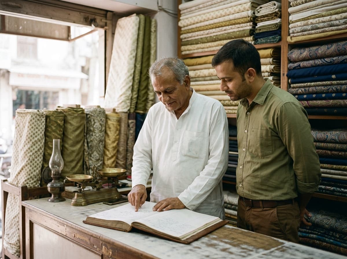Two generations at the family business